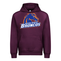Mauve Wine Boise Design Urban Hoodie - artisFamous