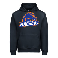 Navy Boise Design Urban Hoodie - artisFamous
