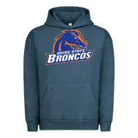 Pigment Midnight Navy Boise Design Urban Hoodie - artisFamous