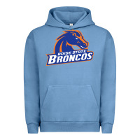 Pigment Pebble Blue Boise Design Urban Hoodie - artisFamous