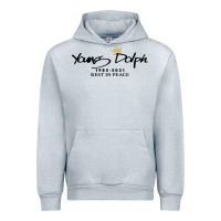 Heather Grey Rest in Peace Young Dolph Urban Hoodie - artisFamous