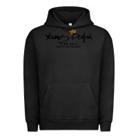 Pigment Black Rest in Peace Young Dolph Urban Hoodie - artisFamous