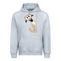 Heather Grey silken windsprite classic Urban Hoodie - artisFamous