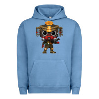 Pigment Pebble Blue Funko Pop Urban Hoodie - artisFamous