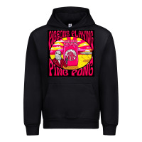 Black Best Pigeons Playing Ping Pong Music Urban Hoodie - artisFamous