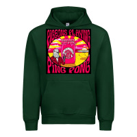 Forest Green Best Pigeons Playing Ping Pong Music Urban Hoodie - artisFamous