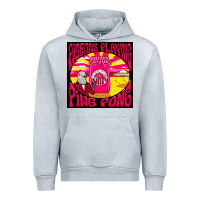Heather Grey Best Pigeons Playing Ping Pong Music Urban Hoodie - artisFamous
