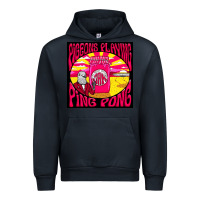 Navy Best Pigeons Playing Ping Pong Music Urban Hoodie - artisFamous