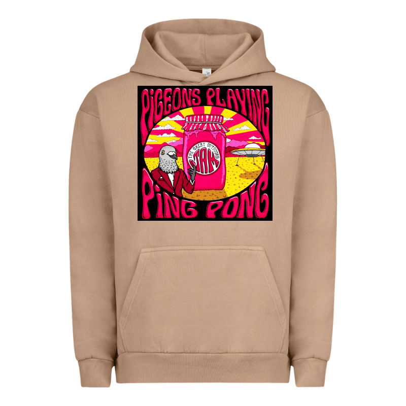 Best Pigeons Playing Ping Pong Music Urban Hoodie by artisFamous | Teevron