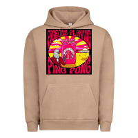 Pigment Burro Best Pigeons Playing Ping Pong Music Urban Hoodie - artisFamous