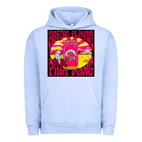 Pigment Grape Ice Best Pigeons Playing Ping Pong Music Urban Hoodie - artisFamous