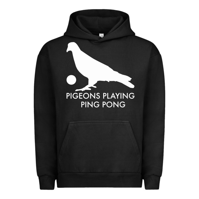 Best Pigeons Playing Ping Pong Music Urban Hoodie by artisFamous | Teevron