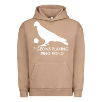 Pigment Burro Best Pigeons Playing Ping Pong Music Urban Hoodie - artisFamous