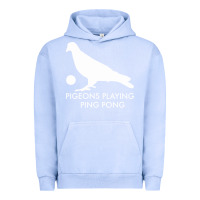 Pigment Grape Ice Best Pigeons Playing Ping Pong Music Urban Hoodie - artisFamous