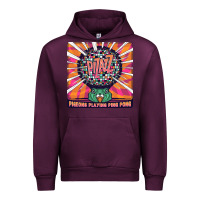 Mauve Wine Best Pigeons Playing Ping Pong Music Urban Hoodie - artisFamous