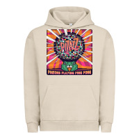 Pigment French Oak Best Pigeons Playing Ping Pong Music Urban Hoodie - artisFamous
