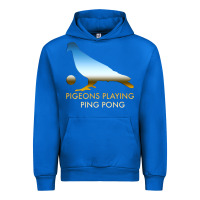Cobalt Best Pigeons Playing Ping Pong Music Urban Hoodie - artisFamous