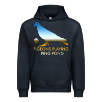 Navy Best Pigeons Playing Ping Pong Music Urban Hoodie - artisFamous