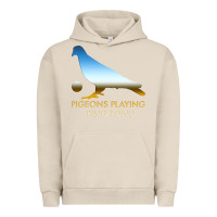 Pigment French Oak Best Pigeons Playing Ping Pong Music Urban Hoodie - artisFamous