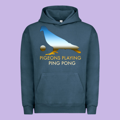 Best Pigeons Playing Ping Pong Music Urban Hoodie Designed By Artisfamous
