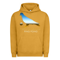 Pigment Peanut Butter Best Pigeons Playing Ping Pong Music Urban Hoodie - artisFamous