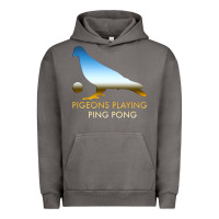 Pigment Tornado Best Pigeons Playing Ping Pong Music Urban Hoodie - artisFamous