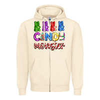 Sandshell candy monster with jelly bear Zipper Hoodie - AdoDesignShop
