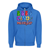 True Royal candy monster with jelly bear Zipper Hoodie - AdoDesignShop