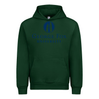 Forest Green George Fox College Design Urban Hoodie - artisFamous