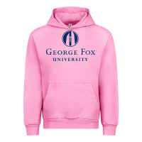 Fuchsia Pink George Fox College Design Urban Hoodie - artisFamous