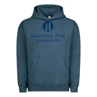 Pigment Midnight Navy George Fox College Design Urban Hoodie - artisFamous