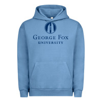 Pigment Pebble Blue George Fox College Design Urban Hoodie - artisFamous