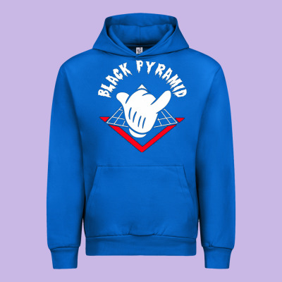 Black Pyramid Urban Hoodie Designed By Artisfamous