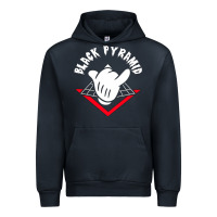 Navy black pyramid Urban Hoodie - artisFamous