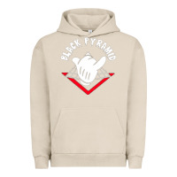 Pigment French Oak black pyramid Urban Hoodie - artisFamous