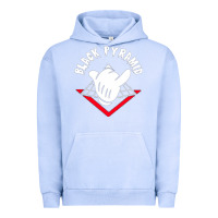 Pigment Grape Ice black pyramid Urban Hoodie - artisFamous