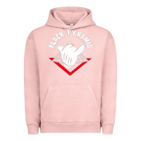 Pigment Salmon black pyramid Urban Hoodie - artisFamous