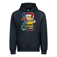 Navy charlie brown christmas gifts Urban Hoodie - artisFamous