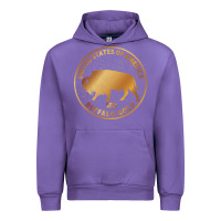 Tulip Buffalo Gold Native American - Bison Urban Hoodie - artisFamous