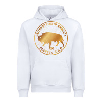White Buffalo Gold Native American - Bison Urban Hoodie - artisFamous