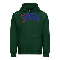 Forest Green blue speed racer 80s   speed racer Urban Hoodie - artisFamous