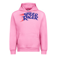 Fuchsia Pink blue speed racer 80s   speed racer Urban Hoodie - artisFamous