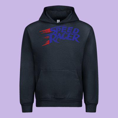 Blue Speed Racer 80s   Speed Racer Urban Hoodie Designed By Artisfamous