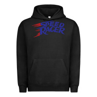 Pigment Black blue speed racer 80s   speed racer Urban Hoodie - artisFamous