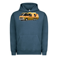 Pigment Midnight Navy 1970s gmc motorhome gmc motorhome Urban Hoodie - artisFamous
