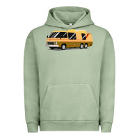 Pigment Oil Green 1970s gmc motorhome gmc motorhome Urban Hoodie - artisFamous