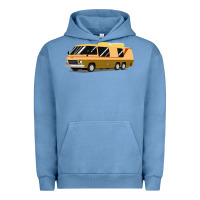 Pigment Pebble Blue 1970s gmc motorhome gmc motorhome Urban Hoodie - artisFamous