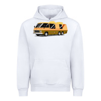 White 1970s gmc motorhome gmc motorhome Urban Hoodie - artisFamous
