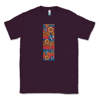 Plum usa flag and cross penwraps Classic Tee - Artiststas