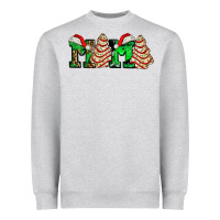 Heather Grey mama with christmas tree cake ado Heavyweight Sweatshirt - AdoDesignShop